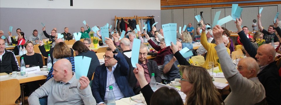 Gauturntag 2024: Abstimmung über die Entlastung von Präsidium und Hauptausschuss Gauturntag 2024: Abstimmung über die Entlastung von Präsidium und Hauptausschuss